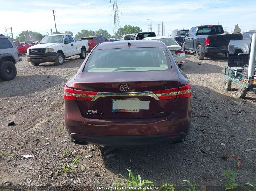 2013 Toyota Avalon Limited VIN: 4T1BK1EB7DU070754 Lot: 39772217