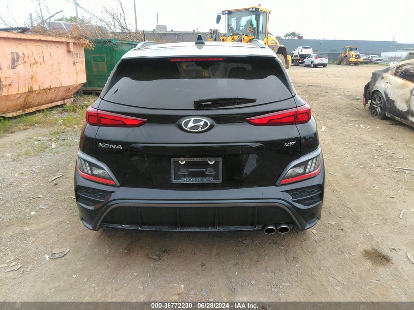VIN KM8K33A39NU754102 2022 HYUNDAI KONA N LINE