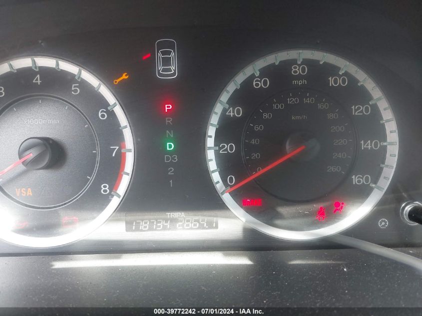 2010 Honda Accord 2.4 Lx VIN: 1HGCP2F33AA083135 Lot: 39772242