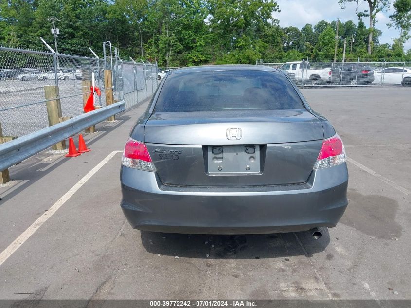 2010 Honda Accord 2.4 Lx VIN: 1HGCP2F33AA083135 Lot: 39772242
