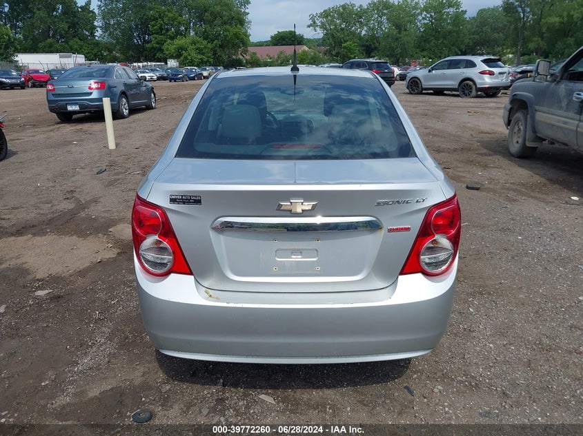 2014 Chevrolet Sonic Lt Auto VIN: 1G1JC5SB6E4181654 Lot: 39772260