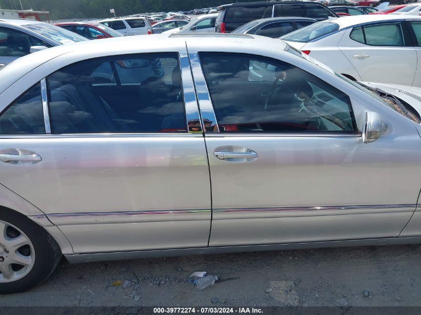 WDBNG75J5YA052448 2000 Mercedes-Benz S 500