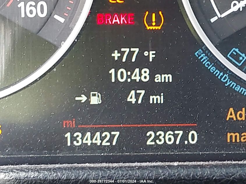 2014 BMW 335I xDrive VIN: WBA3B9C58EJ465983 Lot: 39772344