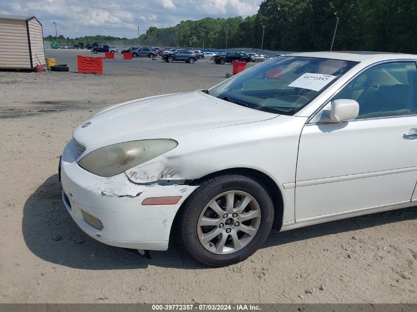 2003 Lexus Es 300 VIN: JTHBF30G536001022 Lot: 39772357