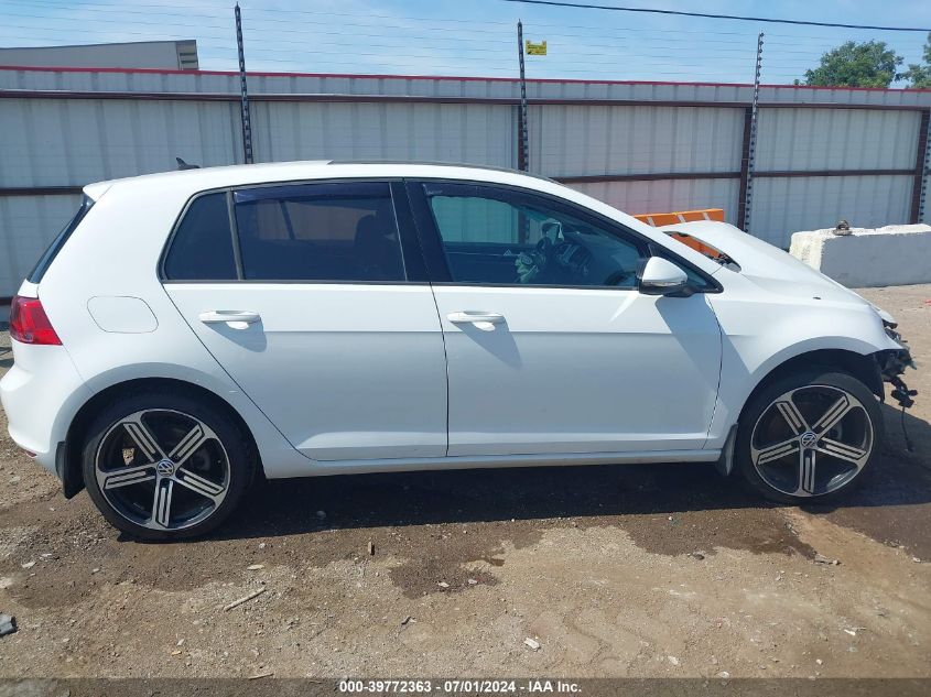 2015 Volkswagen Golf Tsi Sel 4-Door VIN: 3VW217AU7FM002718 Lot: 39772363