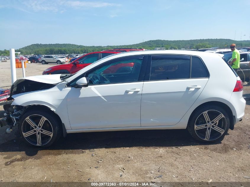 2015 Volkswagen Golf Tsi Sel 4-Door VIN: 3VW217AU7FM002718 Lot: 39772363