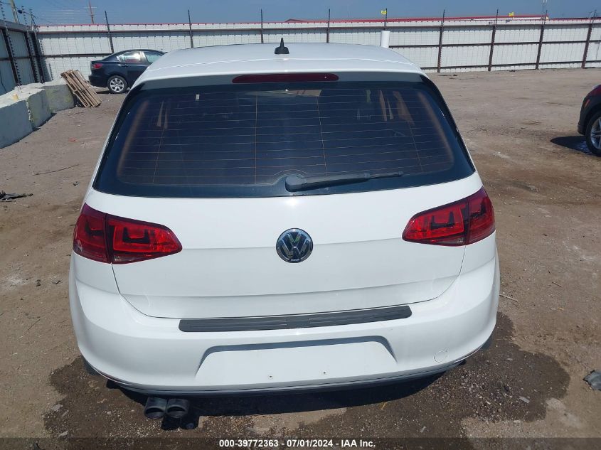 2015 Volkswagen Golf Tsi Sel 4-Door VIN: 3VW217AU7FM002718 Lot: 39772363