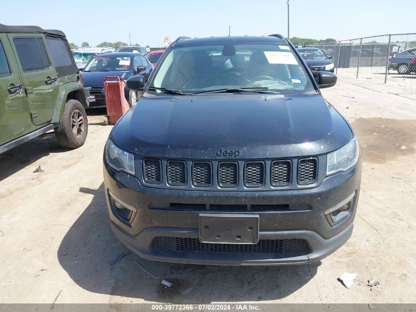 2021 Jeep Compass Altitude Fwd VIN: 3C4NJCBB3MT514601 Lot: 39772366