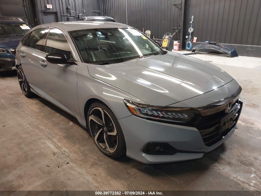 2022 Honda Accord Sport Special Edition VIN: 1HGCV1F49NA007594 Lot: 39772382