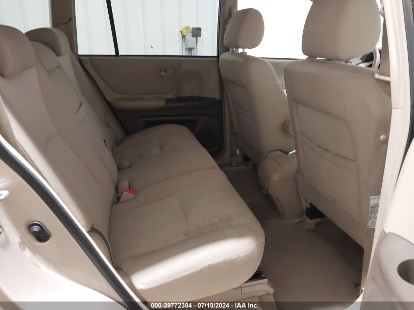 2005 Toyota Highlander V6 VIN: JTEEP21A350100651 Lot: 39772384