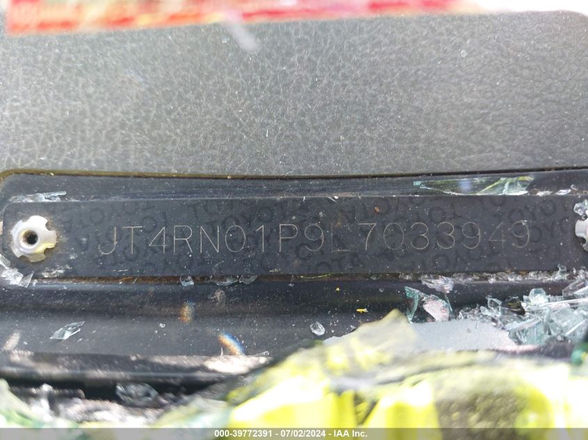 1990 Toyota Pickup 1/2 Ton Sht Wheelbase Dlx VIN: JT4RN01P9L7033949 Lot: 39772391