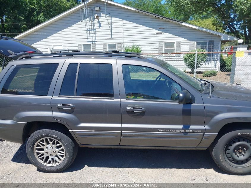 2004 Jeep Grand Cherokee Limited VIN: 1J4GW58S84C257597 Lot: 39772441