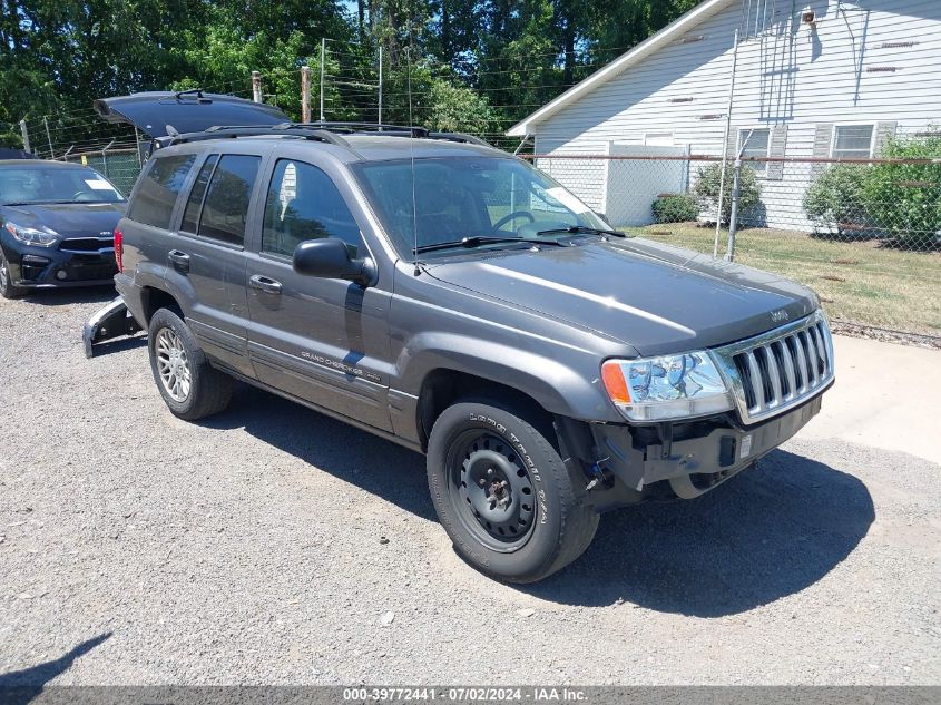 2004 Jeep Grand Cherokee Limited VIN: 1J4GW58S84C257597 Lot: 39772441