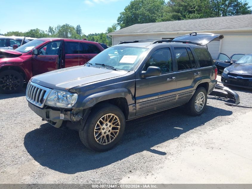 2004 Jeep Grand Cherokee Limited VIN: 1J4GW58S84C257597 Lot: 39772441