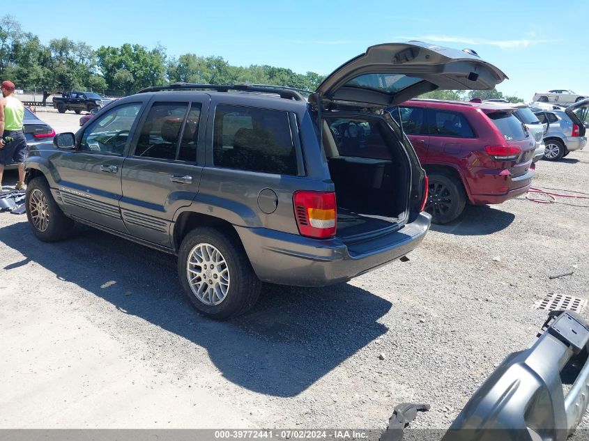 2004 Jeep Grand Cherokee Limited VIN: 1J4GW58S84C257597 Lot: 39772441