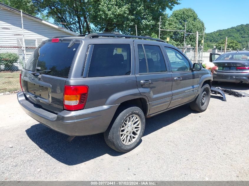 2004 Jeep Grand Cherokee Limited VIN: 1J4GW58S84C257597 Lot: 39772441