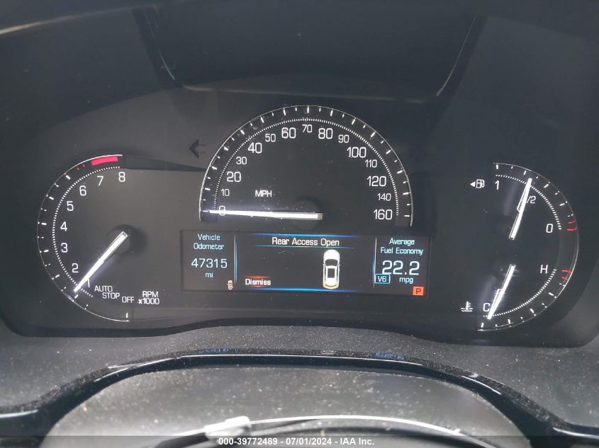 2018 Cadillac Xt5 Standard VIN: 1GYKNARS7JZ245213 Lot: 39772489