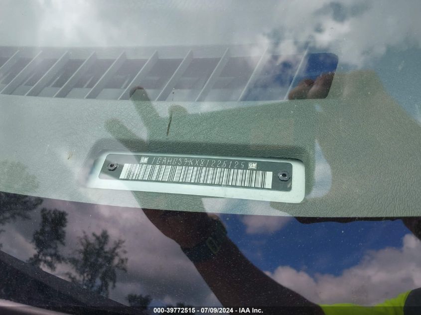 2008 Chevrolet Express Ls VIN: 1GAHG39KX81225125 Lot: 39772515