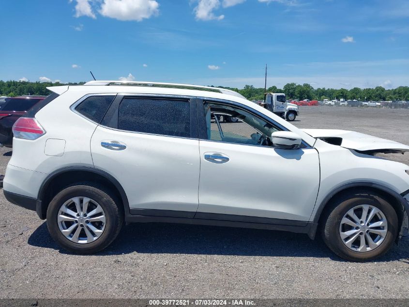 2016 Nissan Rogue Sv VIN: 5N1AT2MV7GC888585 Lot: 39772521