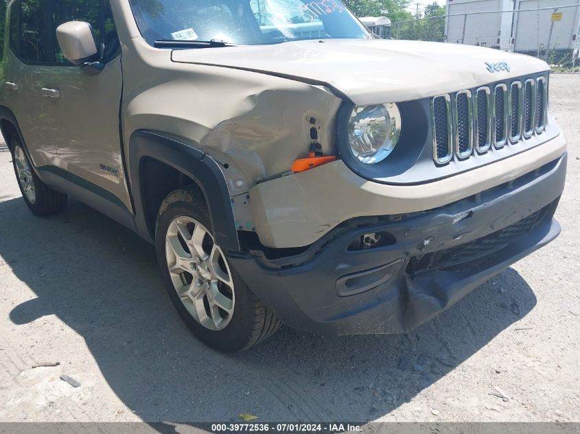 2015 Jeep Renegade Latitude VIN: ZACCJBBTXFPB92415 Lot: 39772536