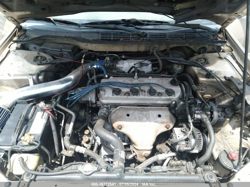 2001 Honda Accord 2.3 Lx VIN: 1HGCG56421A038309 Lot: 39772541