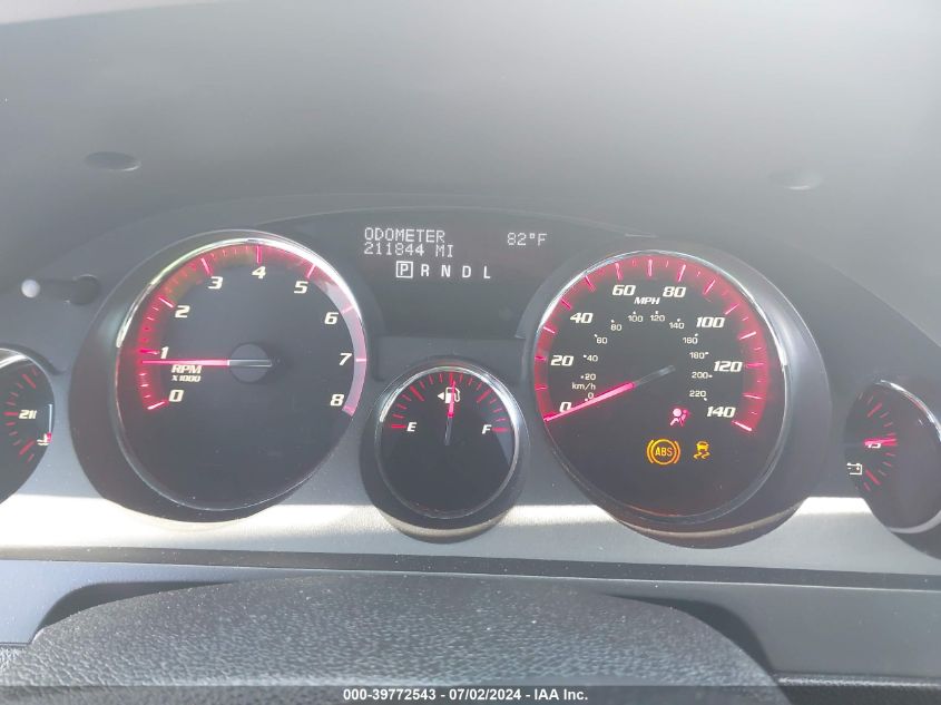 2008 GMC Acadia Slt-2 VIN: 1GKEV33798J214254 Lot: 39772543