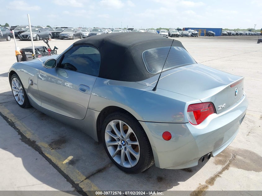 2006 BMW Z4 3.0 VIN: 4USBU33546LW66334 Lot: 39772576