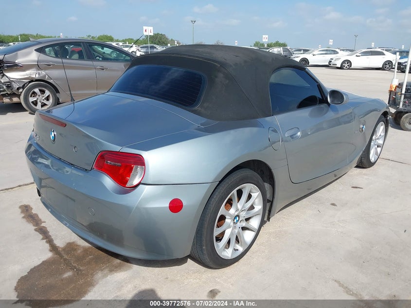 2006 BMW Z4 3.0 VIN: 4USBU33546LW66334 Lot: 39772576