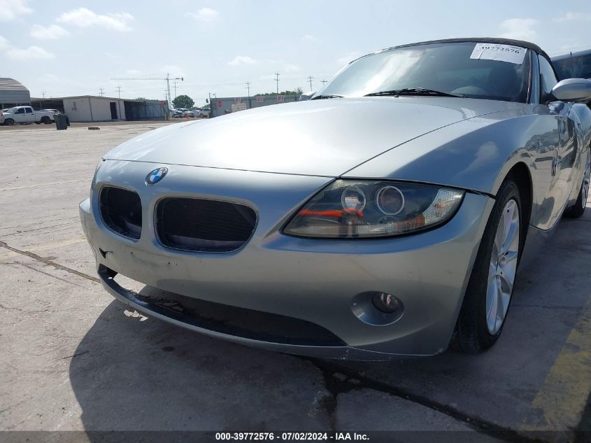 2006 BMW Z4 3.0 VIN: 4USBU33546LW66334 Lot: 39772576