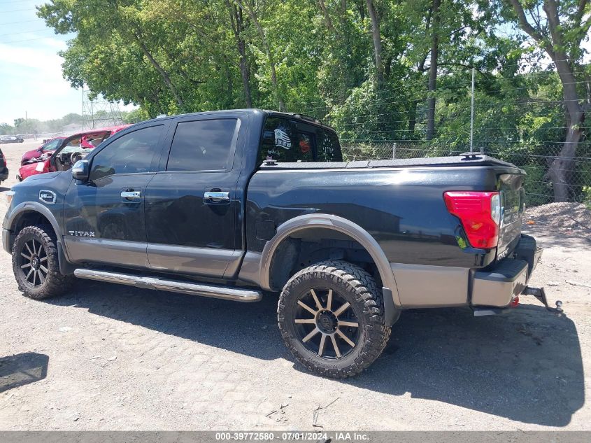 2017 Nissan Titan Platinum Reserve VIN: 1N6AA1E53HN559341 Lot: 39772580