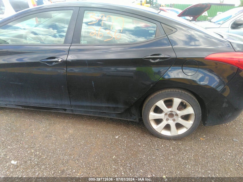 2012 Hyundai Elantra Limited (Ulsan Plant) VIN: KMHDH4AE2CU205209 Lot: 39772636