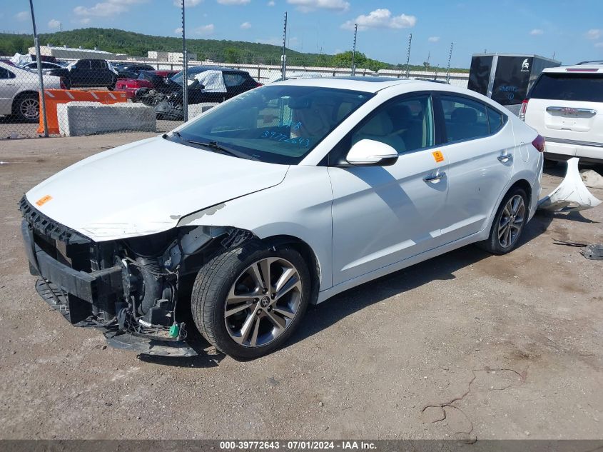 5NPD84LF7HH107868 2017 HYUNDAI ELANTRA - Image 2