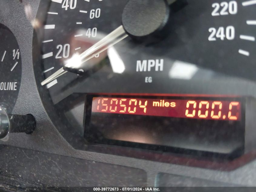 1995 BMW 325 Ic Automatic VIN: WBABJ6322SJD44433 Lot: 39772673