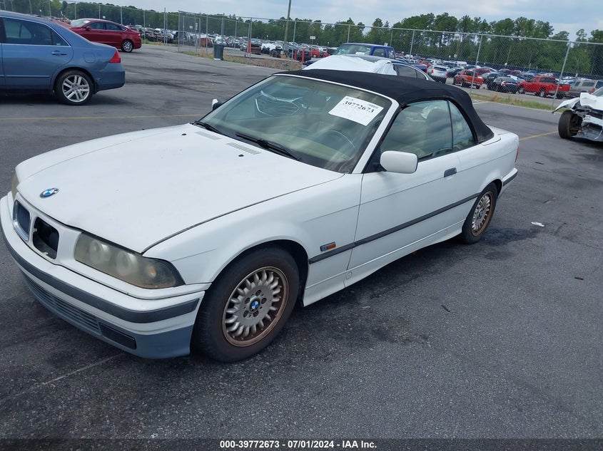 1995 BMW 325 Ic Automatic VIN: WBABJ6322SJD44433 Lot: 39772673
