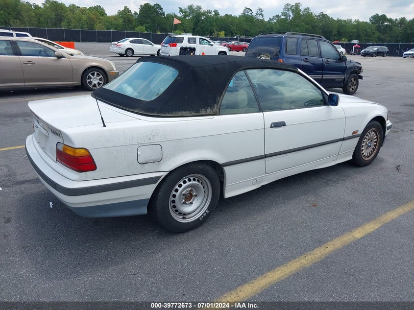 1995 BMW 325 Ic Automatic VIN: WBABJ6322SJD44433 Lot: 39772673