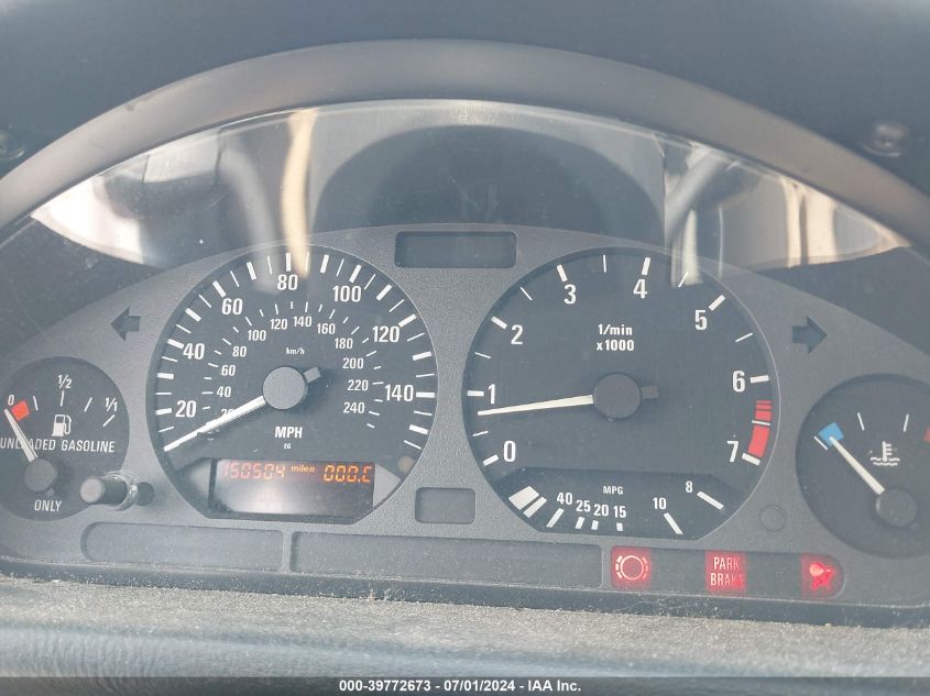 1995 BMW 325 Ic Automatic VIN: WBABJ6322SJD44433 Lot: 39772673