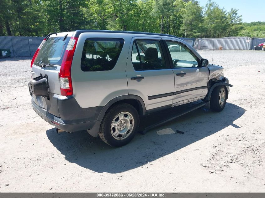 2005 Honda Cr-V Lx VIN: JHLRD78595C004240 Lot: 39772686