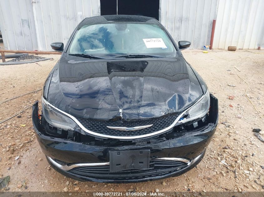 2016 Chrysler 200 Limited VIN: 1C3CCCABXGN127510 Lot: 39772721