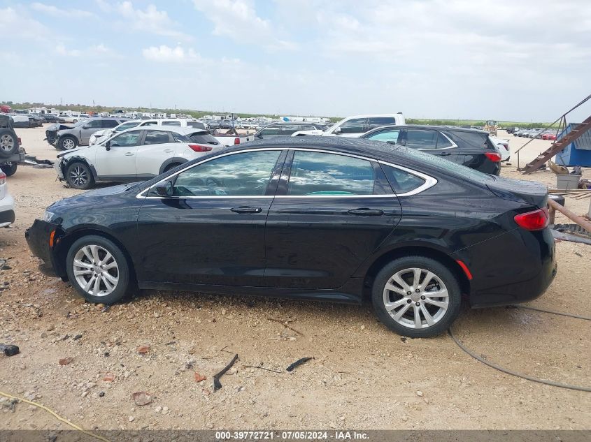 2016 Chrysler 200 Limited VIN: 1C3CCCABXGN127510 Lot: 39772721