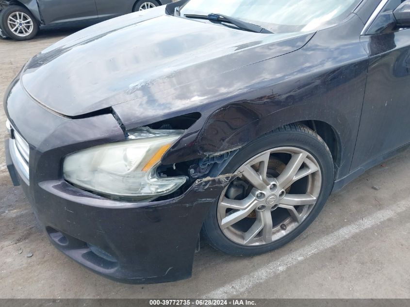 2012 Nissan Maxima 3.5 Sv VIN: 1N4AA5AP5CC869809 Lot: 39772735