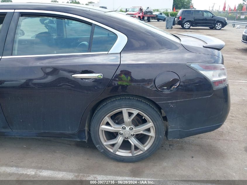 2012 Nissan Maxima 3.5 Sv VIN: 1N4AA5AP5CC869809 Lot: 39772735