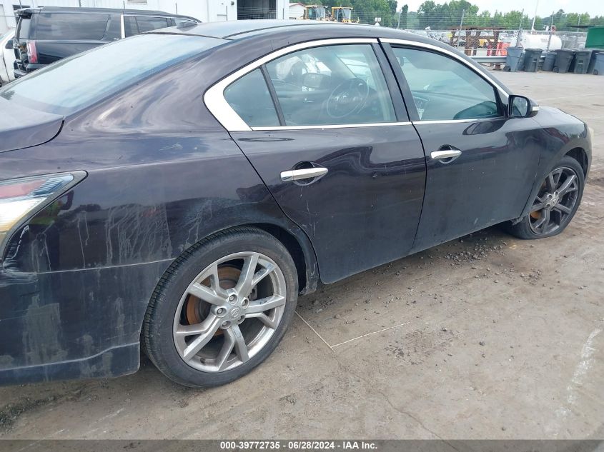 2012 Nissan Maxima 3.5 Sv VIN: 1N4AA5AP5CC869809 Lot: 39772735