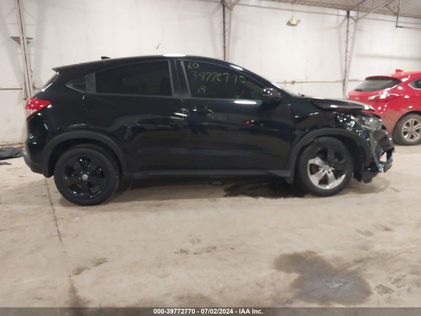 2019 Honda Hr-V Lx VIN: 3CZRU6H37KG721700 Lot: 39772770