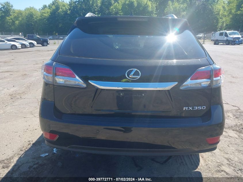 2013 Lexus Rx 350 VIN: 2T2BK1BA3DC195663 Lot: 39772771