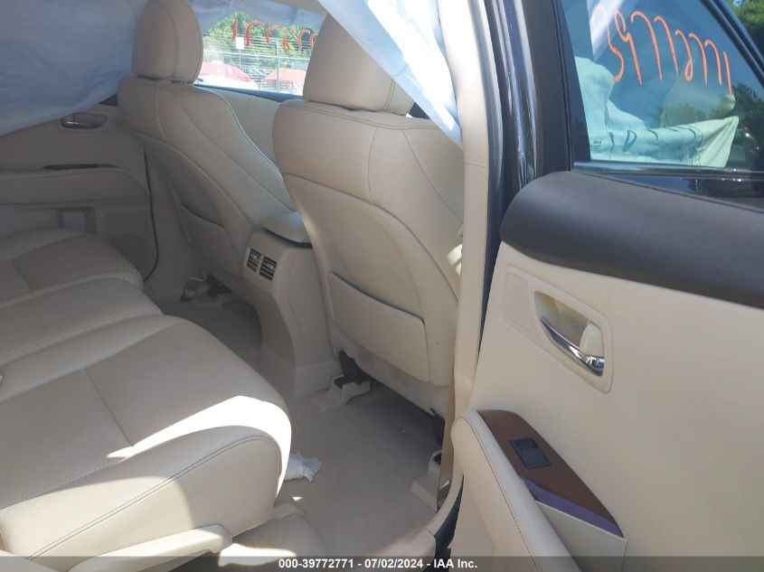 2013 Lexus Rx 350 VIN: 2T2BK1BA3DC195663 Lot: 39772771