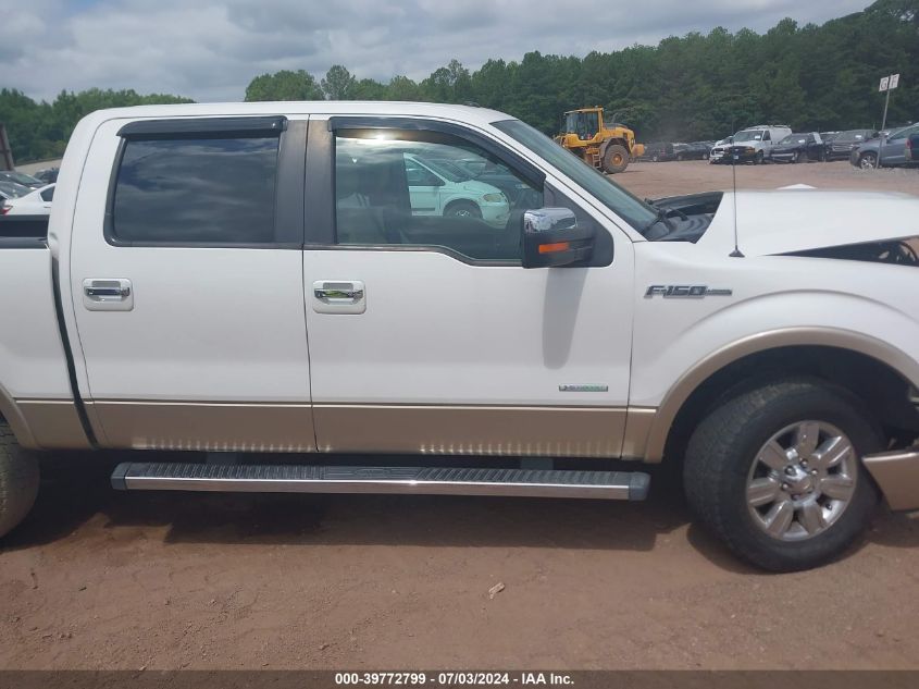 2012 Ford F150 Supercrew VIN: 1FTFW1ET8CFB61487 Lot: 39772799