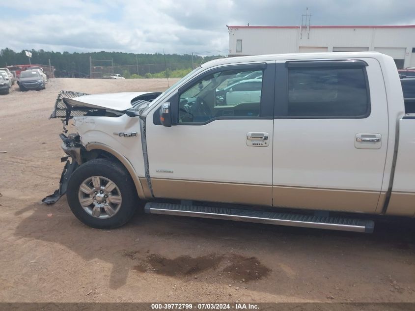 2012 Ford F150 Supercrew VIN: 1FTFW1ET8CFB61487 Lot: 39772799