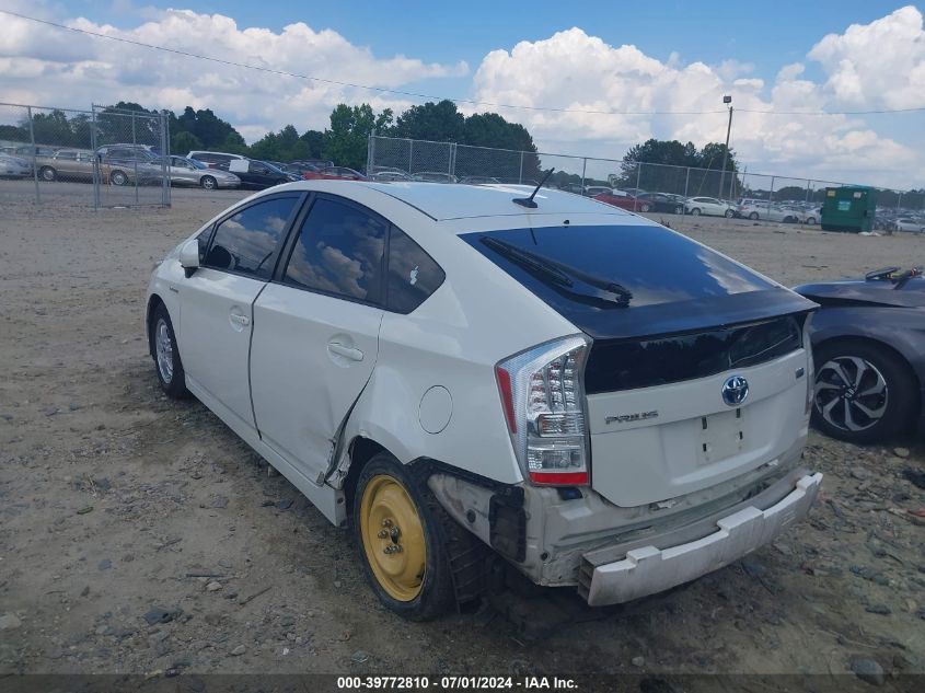 2010 Toyota Prius Iii VIN: JTDKN3DU1A5087405 Lot: 39772810