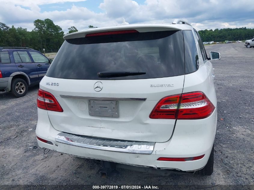 2015 Mercedes-Benz Ml 250 Bluetec 4Matic VIN: 4JGDA0EBXFA470690 Lot: 39772819