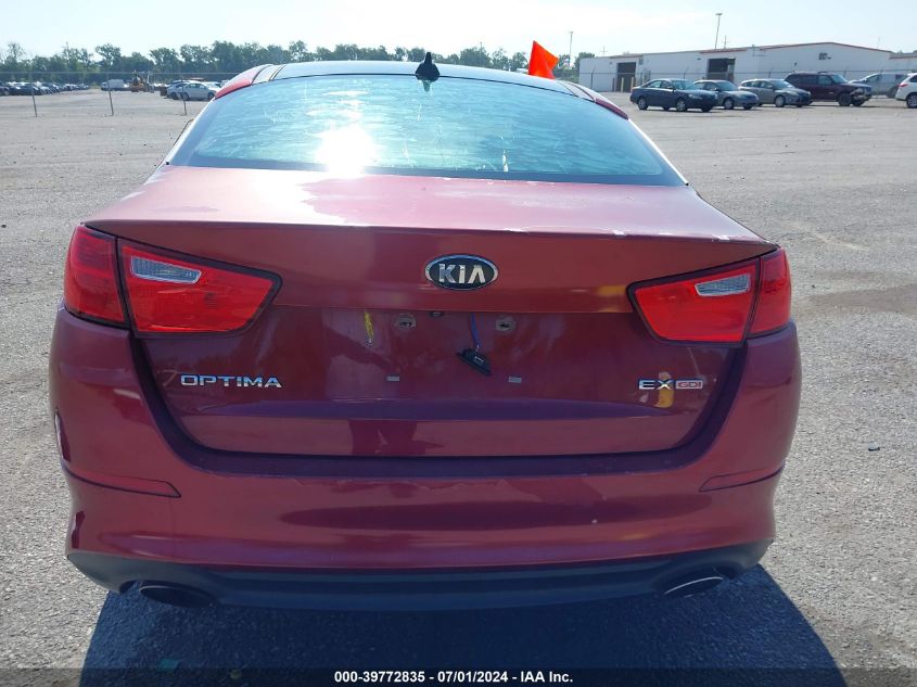 2014 Kia Optima Ex VIN: 5XXGN4A7XEG289963 Lot: 39772835
